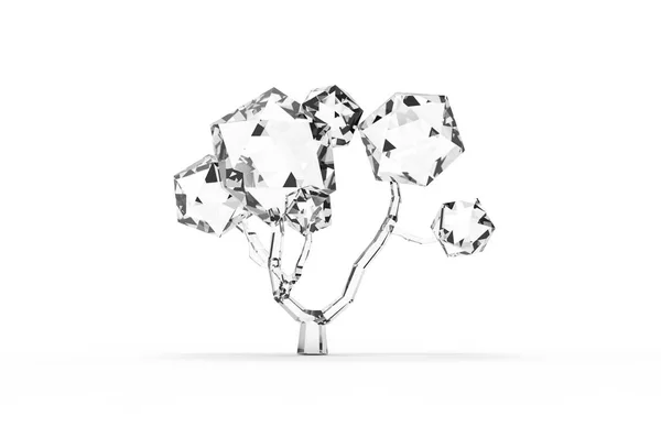 Decoration Tree Object White — Stock Photo, Image