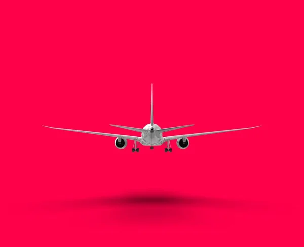 Aereo Isolato Red Rendering — Foto Stock