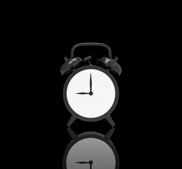 Relógio Alarme Renderização — Fotografia de Stock