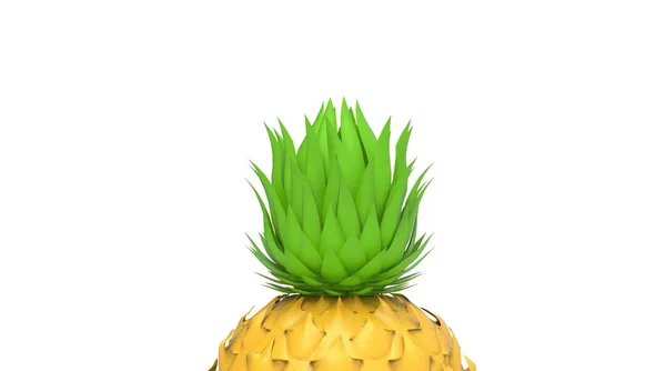 Pineapples Food Object Rendering — Stock Photo, Image