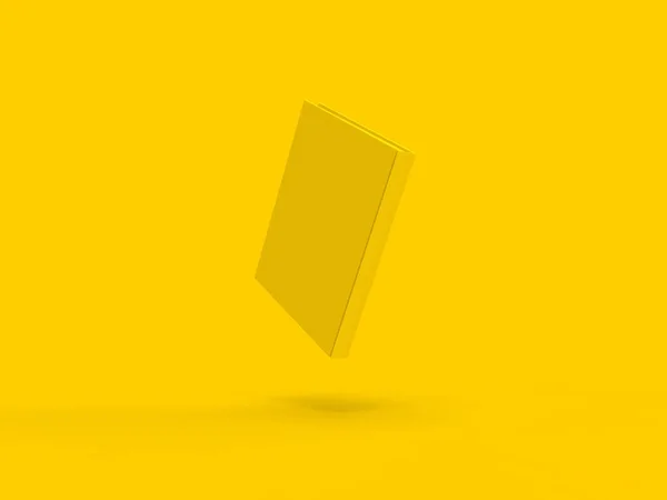 Libro Gráfico Aislado Representación Amarilla — Foto de Stock