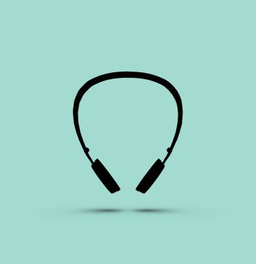 Ses müzik kulaklık 3D Rendering