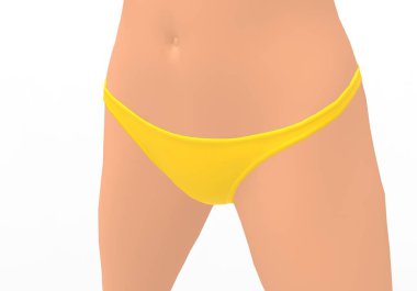 Kadın Vücut Parçaları 3d Hazırlama