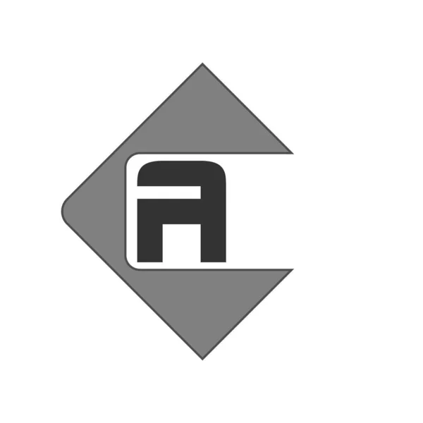 Initial Letter Logo A Template Vector Design — Stock Vector