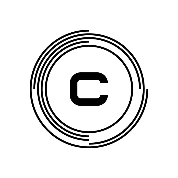 Počáteční písmeno C Logo šablona vektorový Design — Stockový vektor