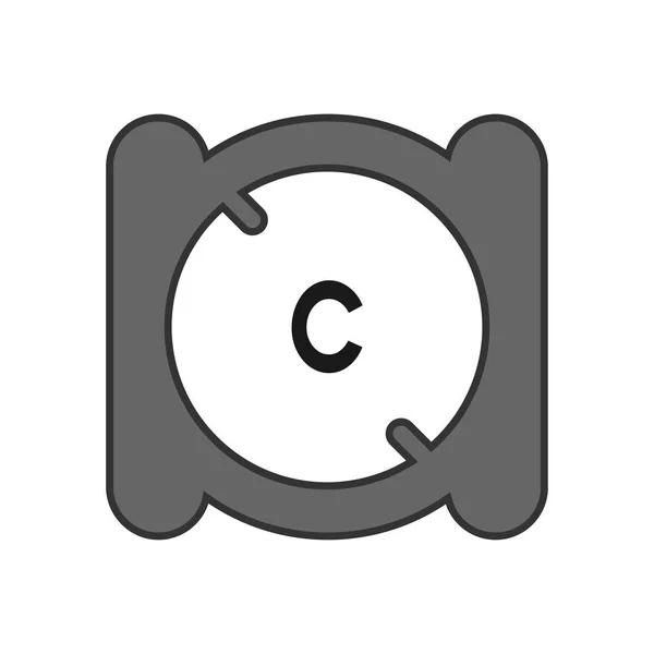 Eerste Letter C Logo Vector sjabloonontwerp — Stockvector