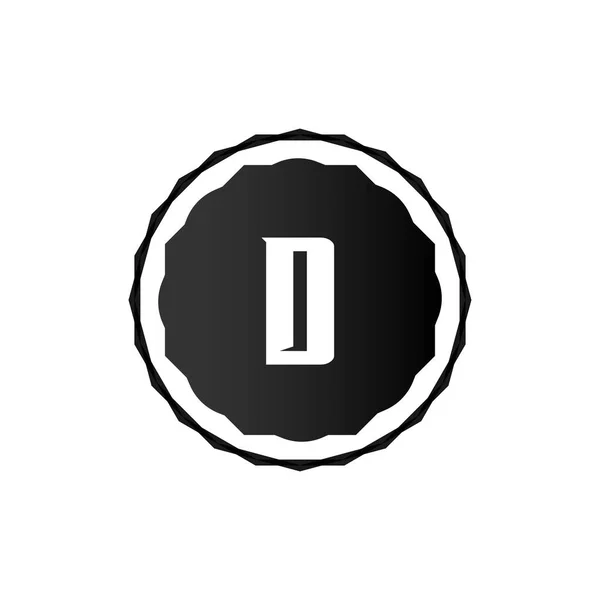 D betű eredeti logó sablon Vector Design — Stock Vector