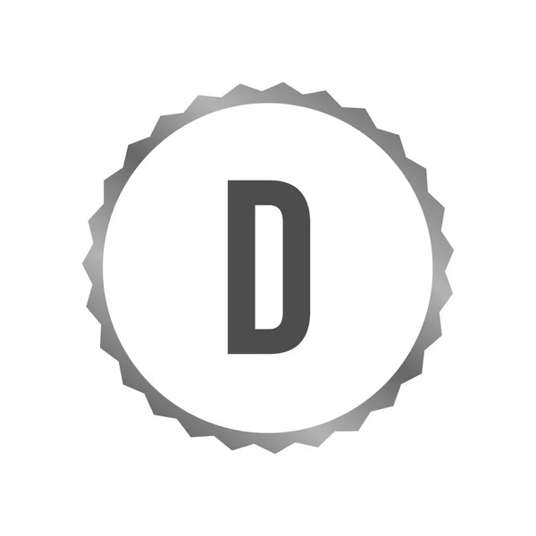 Eerste Letter D Logo Vector sjabloonontwerp — Stockvector