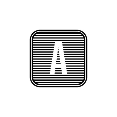 İlk Harf Logosu Şablon Vektör Tasarımı