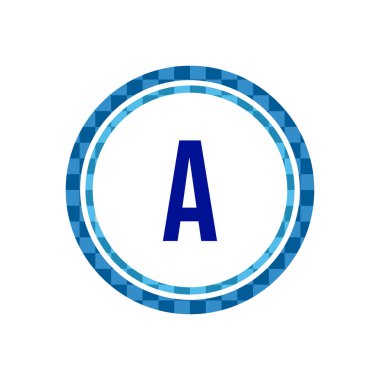 İlk Harf Logosu Şablon Vektör Tasarımı