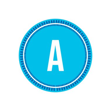 İlk Harf Logosu Şablon Vektör Tasarımı