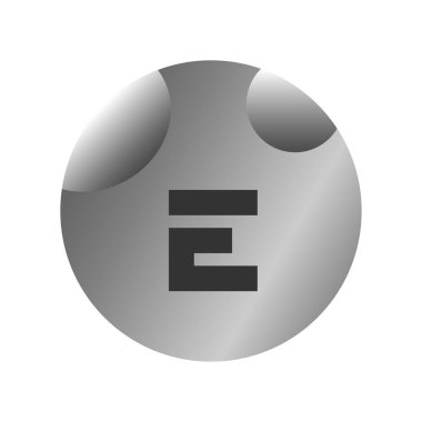 İlk Harf Logo E Şablon Vektör Tasarımı