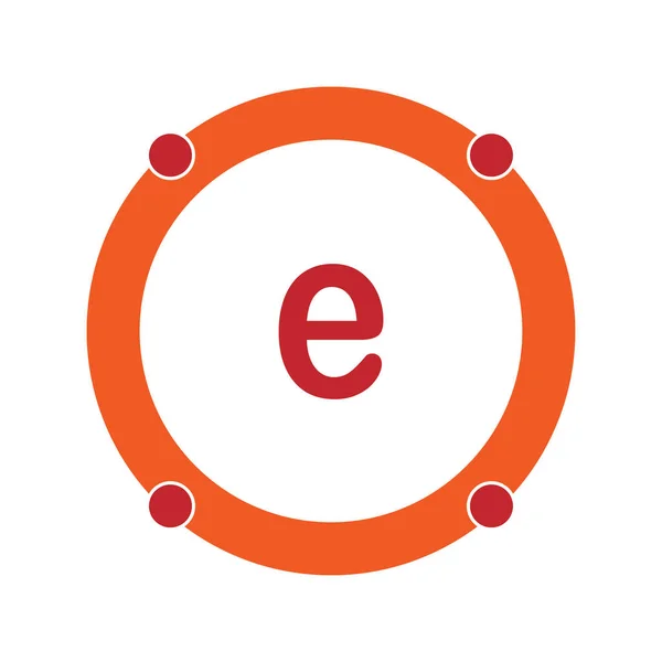 Lettre initiale Logo E Modèle Conception vectorielle — Image vectorielle