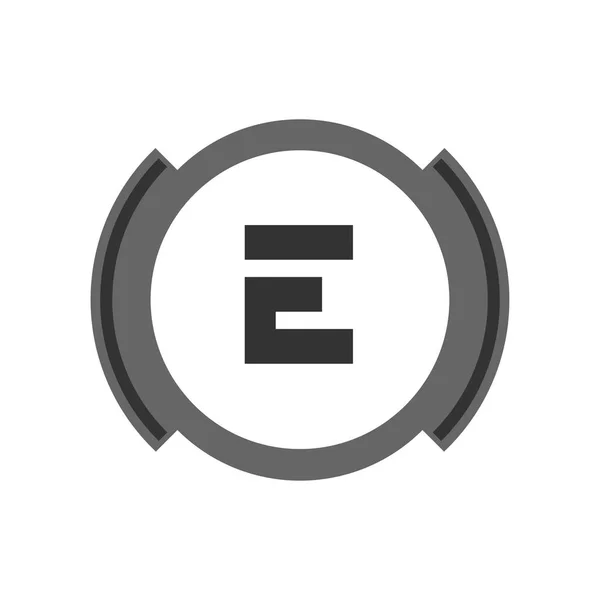 Αρχικό λογότυπο γράμμα E υπόδειγμα διανυσματικού σχεδιασμού — Διανυσματικό Αρχείο