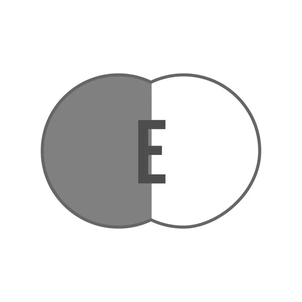 Initial Letter Logo E Template Vector Design — Stock Vector