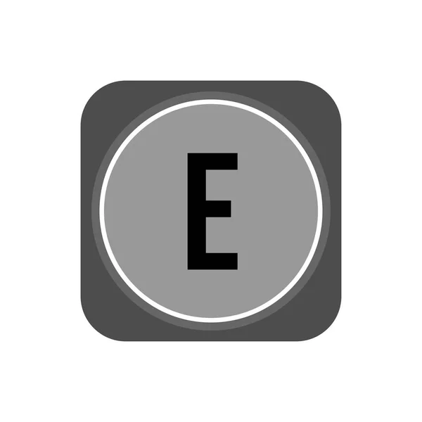 Αρχικό λογότυπο γράμμα E υπόδειγμα διανυσματικού σχεδιασμού — Διανυσματικό Αρχείο