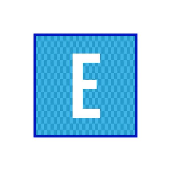 イニシャルレターロゴ E テンプレートベクトルデザイン — ストックベクタ