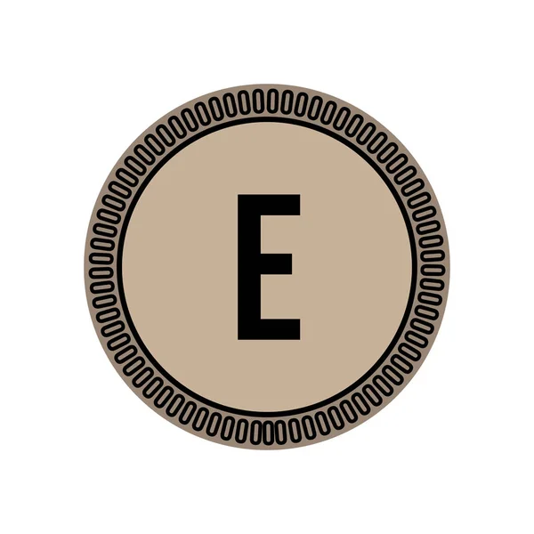 Eerste letter logo E sjabloon vector ontwerp — Stockvector