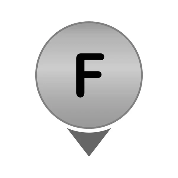 Начальный логотип буквы F векторный дизайн — стоковый вектор