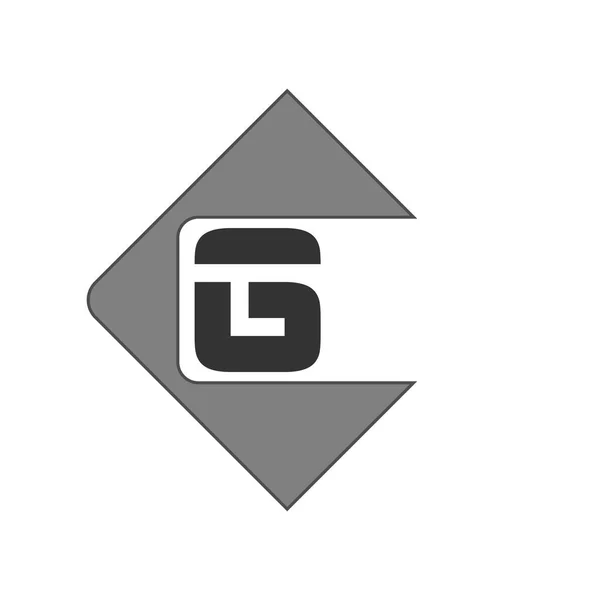 Начальный логотип буквы G векторный дизайн — стоковый вектор