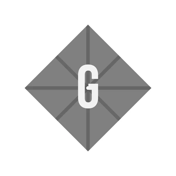 Начальный логотип буквы G векторный дизайн — стоковый вектор
