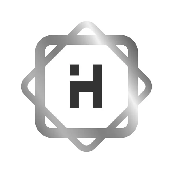 Lettre initiale Logo H Modèle Conception vectorielle — Image vectorielle