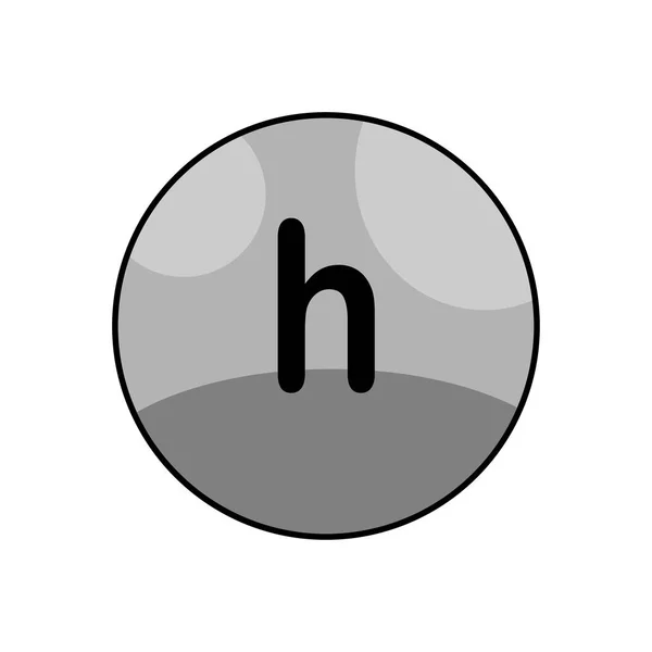 Początkowa litera logo H szablon projekt wektorowy — Wektor stockowy