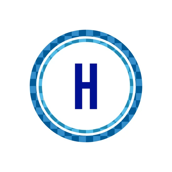 Eerste letter logo H sjabloon vector ontwerp — Stockvector