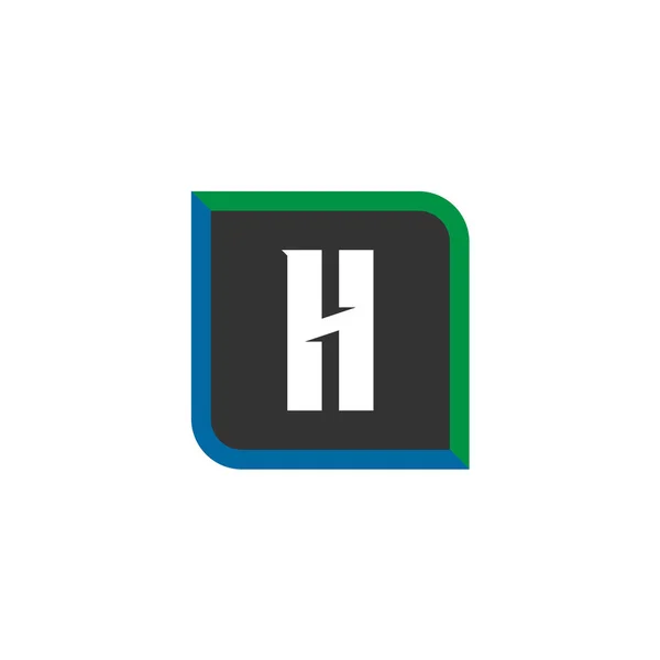 首字母徽标 H 模板矢量设计 — 图库矢量图片
