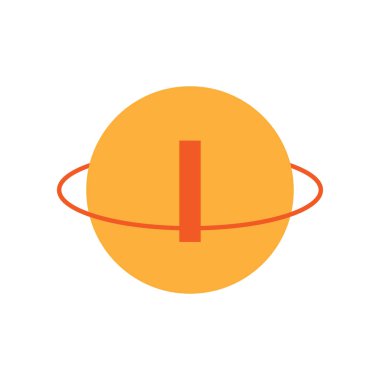 İlk Harf Logo I Şablon vektör tasarımı