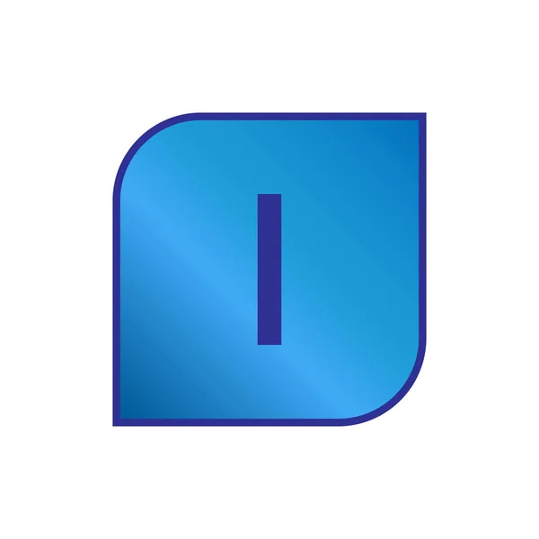 Logotipo da carta inicial I Template Vector Design —  Vetores de Stock