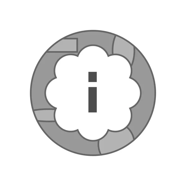 Lettera iniziale Logo I Template Vector Design — Vettoriale Stock