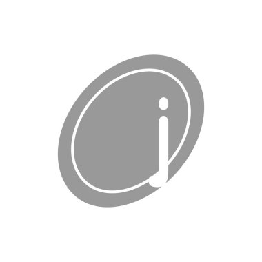 İlk Harf Logosu J Şablon Vektör Tasarımı