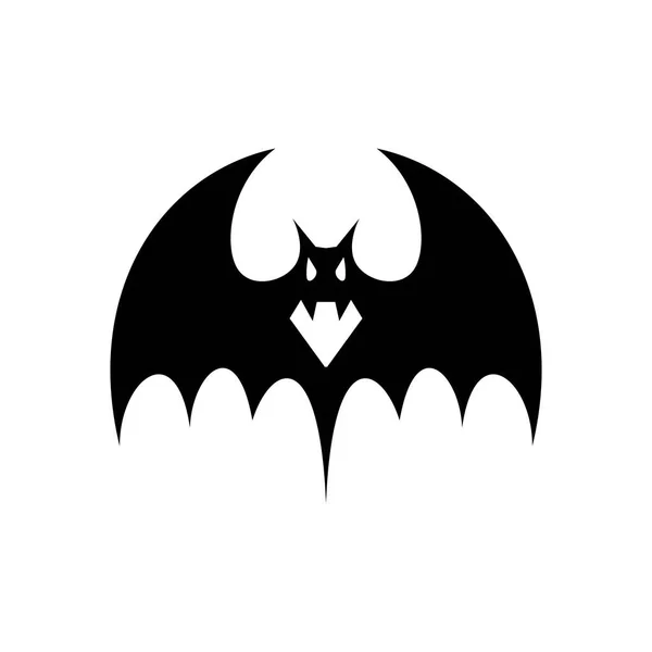 Morcegos Assustadores Vampiros Morcego São Silhuetas Simples Mas Assustadoras Para — Vetor de Stock