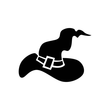 Cadı şapkaları, Cadılar Bayramı için öznitelik için korkunç cadı şapkaları siluetleri