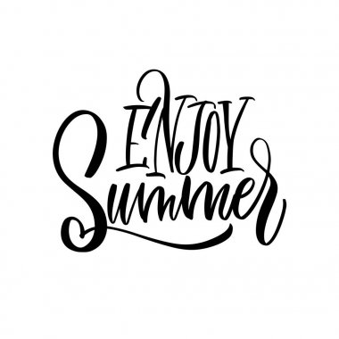 Enjoy Yaz - Güzel Tebrik Kartı Tebrikler Lettering Kaligrafi