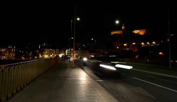 Ciudad Coimbra Noche —  Fotos de Stock