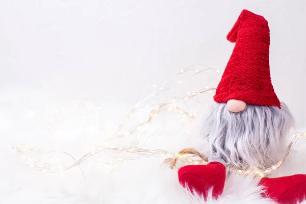 Close Van Mooie Decoraties Voor Feestelijke Kerst Nieuwjaar — Stockfoto