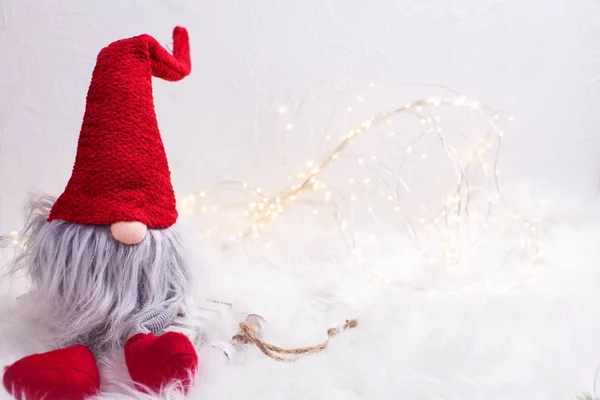 Close Van Mooie Decoraties Voor Feestelijke Kerst Nieuwjaar — Stockfoto