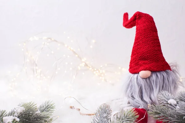 Close Van Mooie Decoraties Voor Feestelijke Kerst Nieuwjaar — Stockfoto