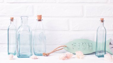 Yaz tatili konsepti. Yaz iç dekorasyonu.