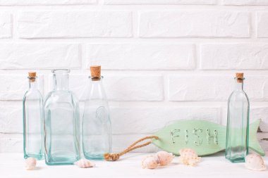 Yaz tatili konsepti. Yaz iç dekorasyonu.