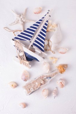 Düz yatıyordu deniz dekorasyonları