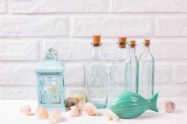 Yaz sahil yaşam iç dekorasyon.