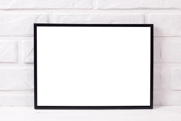 Maqueta de marco negro vacío —  Fotos de Stock