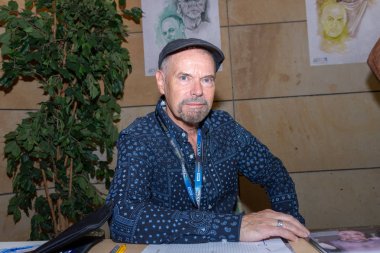 Nurnberg, Almanya - 22nd Eylül 2018: John Simpkin (aktör - Klaatu Star Wars: Jedi dönüşü) Noris kuvvet Con 5'te fan kongre Hayır için üç gün yıldız savaşları