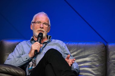 Nurnberg, Almanya - 22nd Eylül 2018: Ian Mcelhinney (* 1948, İrlandalı aktör ve yönetmen - oyun tahtlar, Güz, General Dodonna, kötü niyetli bir Morgan Monroe Barristan Selmy: A Star Wars hikayesi) Noris kuvvet Con 5
