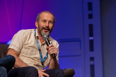 Nurnberg, Almanya - 22nd Eylül 2018: Christopher Patrick Nolan (* 1971, İrlanda-İngiliz aktör - Rogue birinde Toshma Jefkin: A Star Wars hikayesi, insanlar, Stan Lee'nin şanslı adam 2) Noris kuvvet Con 5