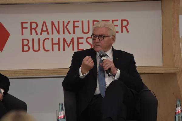 Frankfurt Main Deutschland Oktober 2018 Frank Walter Steinmeier Auf Der — Stockfoto