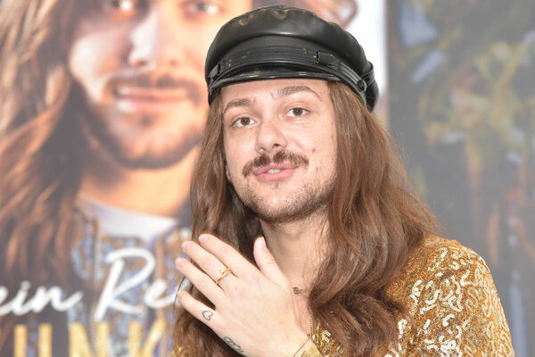 FRANKFURT AM MAIN, Germany - October 10 2018: Riccardo Simonetti at 70th Frankfurt Book Fair / Buchmesse Frankfurt